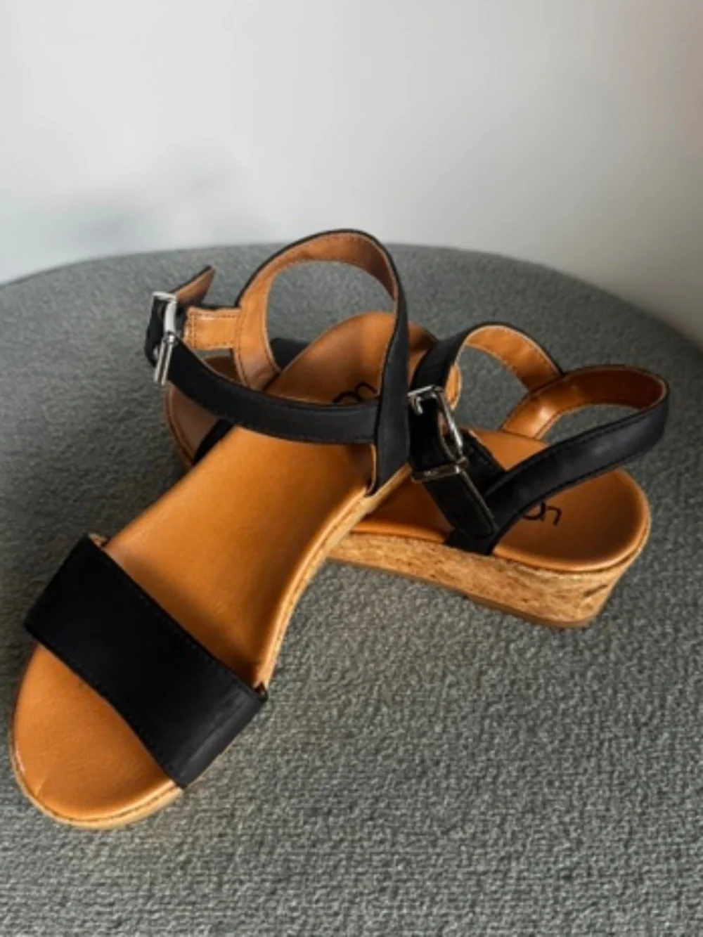 UGG Kids Girl's Wedge‎ Sandals Milley Black